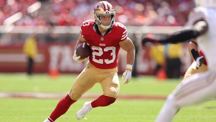 Christian McCaffrey injury update: 49ers star exits vs. Commanders with calf trouble