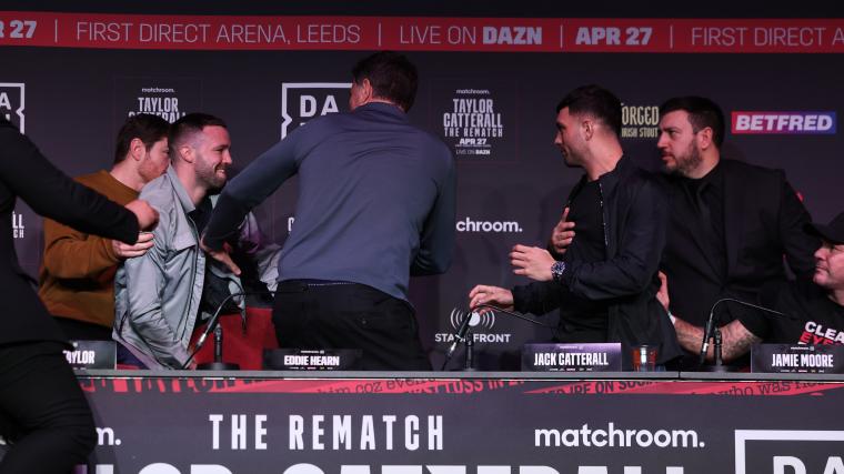 Josh Taylor-Jack Catterall slap, explained: Why the heated press conference got physical between boxing rivals