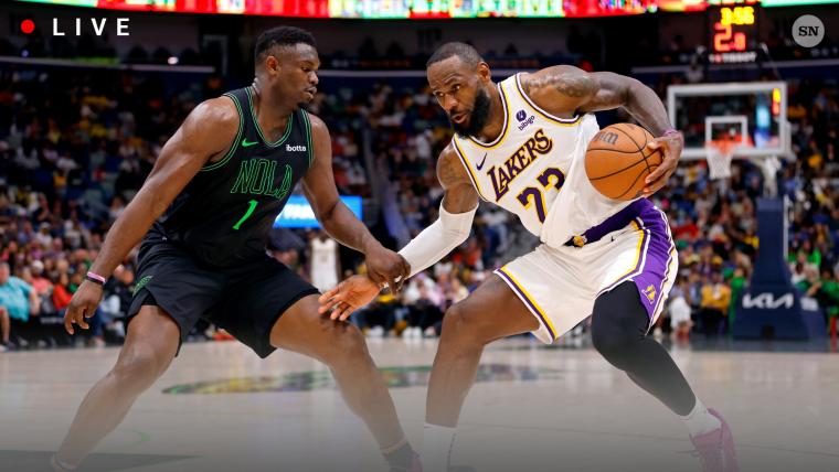 Lakers vs. Pelicans live score, updates, highlights from 2024 NBA Play ...